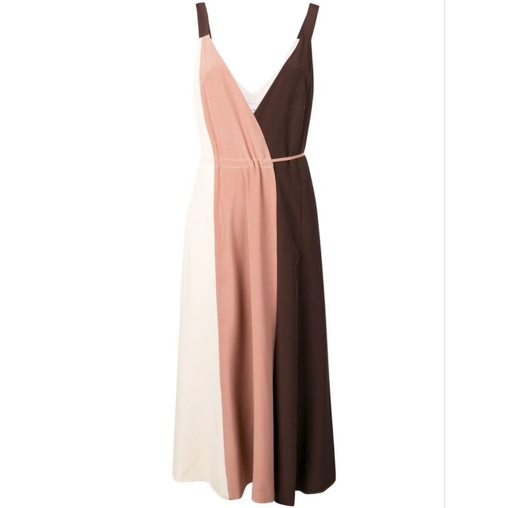 Grecian Silky Wrap Dress